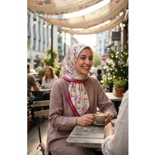 Sefa Merve Dijital Soft Eşarp 70361-04 Fuşya