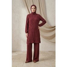 Sefa Merve Fırfır Detaylı Tunik 0553-05 Gül Kurusu