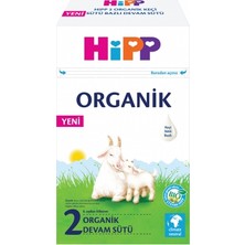 Hipp 2 Organik Keçi Sütü Bazlı Toz Devam Sütü 400 gr 1 Adet