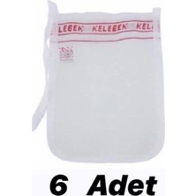 Kelebek Kalın Kese 6'li Sert Hamam Kese Gelin Kesesi