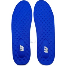 Cem Pekşen Wildbull Memory Foam Şok Emici, Ark ve Topuk Destekli Unisex Mavi Hafızalı Tabanlık