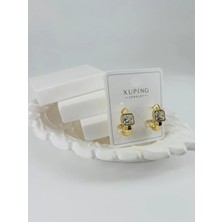 Hsc Bilişim Zirkon Taşlı Pirinç Zirkon Küpe - KP00357