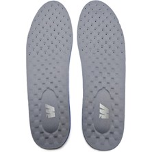 Cem Pekşen Wildbull Memory Foam Şok Emici, Ark ve Topuk Destekli Unisex Gri Hafızalı Tabanlık