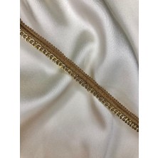 Ezel-In Tekstil Aksesuarları, Dekorarif Simli Biye Şerit, 1 Metre, KOD-P419