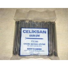 Çeliksan Beton Çivisi 100 Adet Çelik Çivi 5X100