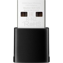  tp-link mercusys ma12n 300 mbps mini kablosuz usb adaptör