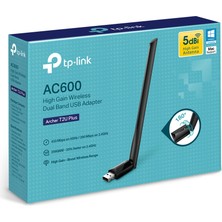  archer t2u plus 600 mbps antenli yüksek verimli kablosuz usb adaptör ac600