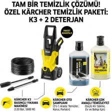 Kärcher 120 Bar Basınçlı Oto ve Yüzey Yıkama Makinesi+Karcher Araç Şampuanı ve Çok Amaclı Temizleyici