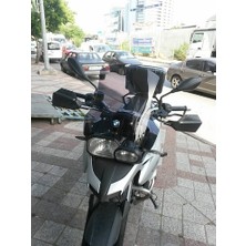 Zeus Motor 2012-2017 Bmw F 700 Gs Uyumlu Uzun Ön Cam Koyu Füme