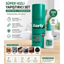 Karahanbey Hızlı Yapıştırıcı Seti 200 ml Sprey Aktivator + 35 gr Güçlü Japon Yapıştırıcı | Ahşap Metal Plastik