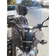 Zeus Motor 2012-2020 Honda Nc 750 S Uyumlu Uzun Ön Cam Açık Füme