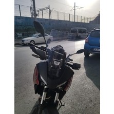 Zeus Motor 2020-2024 Yamaha Tracer 700 Uyumlu Uzun Ön Cam Açık Füme