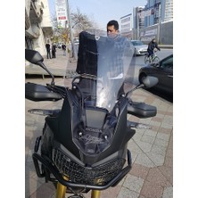 Zeus Motor 2016-2019 Honda CRF1000L Africa Twin Uyumlu Uzun Ön Cam Açık Füme