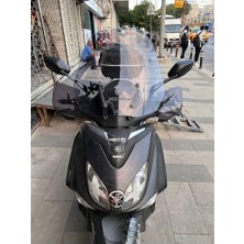 Zeus Motor 2007-2017 Yamaha X-City 250 Uyumlu Ön Cam Açık Füme