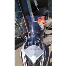 Zeus Motor 2019-2023 Benelli Trk 251 Uyumlu Uzun Ön Cam Açık Füme