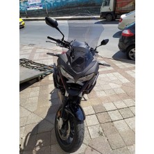 Zeus Motor 2015-2016 Honda Vfr 800 x Crossrunner Uyumlu Uzun Ön Cam Açık Füme