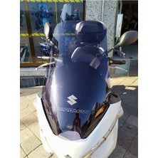 Zeus Motor 2013-2020 Suzuki Burgman Uh 200 Uyumlu Ön Cam Koyu Füme