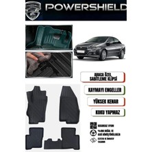 POWERSHIELD Fiat Linea  2007 ve Sonrası Uyumlu Araca Özel 5D Premium Havuzlu Oto Paspas Takımı