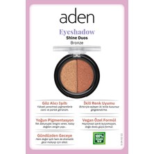 Karahanbey Aden Eyeshadow Shine Duos - Işıltılı Göz Farı Ikilisi Bronze(Bronz)