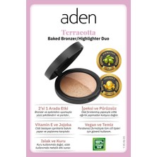 Karahanbey Aden Terracotta Baked Bronzer/highlighter Duo - Terracotta Bronzlaştırıcı/aydınlatıcı Ikilisi