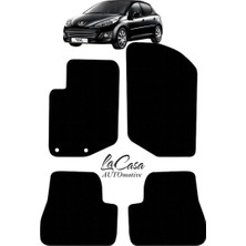 Gian Fabio Falleri Lacasa Peugeot 207 2006 ve Sonrası Uyumlu Lacasa Velur Halı Paspas