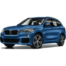 Gian Fabio Falleri Lacasa Bmw X1-F48-EXTRIM(2015-2019)UYUMLU Renkli Kenar-Silikon Topukluklu Velur Halı Paspas