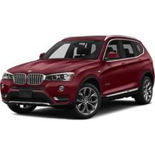 Gian Fabio Falleri Lacasa BMW-X3-F25-EXTRIM(2010-2017)UYUMLU Renkli Kenar-Silikon Topukluklu Velur Halı Paspas