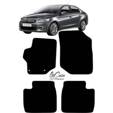Gian Fabio Falleri Lacasa Citroen C-Elysee 2012 Sonrası Uyumlu Lacasa Velur Halı Paspas