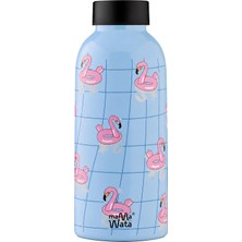 Mamawata Flamingos Paslanmaz Çelik Termos Matara 470 ml Sızdırmaz Yalıtımlı Suluk