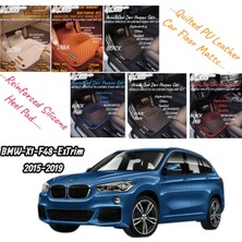 Gian Fabio Falleri Lacasa Bmw X1-F48-EXTRIM(2015-2019)UYUMLU Kapitoneli-Suni Deri-Silikon Topukluklu Premium Deri Paspas