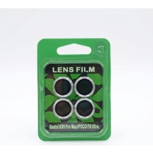 Tekno Grup Poco F8 Ultra Kamera Lens Koruyucu Cl-07-Gümüş