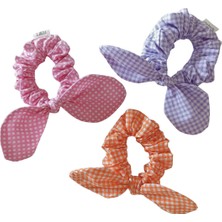 Liliza Accessories 3 Lü Çocuk Tavşan Kulak Bunny Lastik Toka Seti