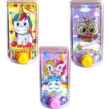 PopŞeker Oyuncak Unicorn Temalı Suda Halka Geçirme Oyunu Su Atarisi Unikorn Temalı 14X7CM.