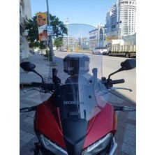Zeus Motor 2017-2020 Honda Vfr 800 x Crossrunner Uyumlu Uzun Ön Cam