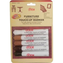Lorin 5'li Paket Ahşap Rötuş Kalemi Ahşap Yüzeyler İçin Toksit İçermeyen Kalıcı Renkler