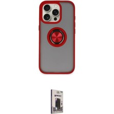 Nuveden Ieg™ Iphone 16 Pro Kılıf Yörünge Çizgi - Siyah Bilvis Hayalet Cam Ekran Koruyucu