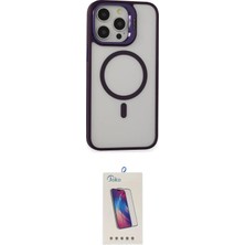 Nuveden Ieg™ Iphone 15 Pro Kılıf Ahenk Klasik Özel Seri - Siyah Joko 5d Cam