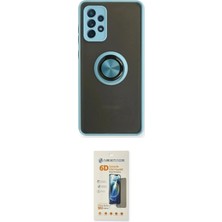 Nuveden Ieg™ Galaxy A72 Kılıf Yörünge Çizgi - Siyah 6d Mat Seramik Hayalet Nano Ekran Koruyucu
