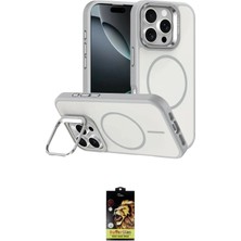 Nuveden Ieg™ Iphone 16 Pro Max Kılıf Çekirdek Klasik - Siyah Buffer Cam Ekran Koruyucu