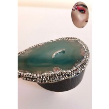 Bylin %100 316 L Cerrahi Çelik Nokta Zirkon Taşlı Rook, Kaş, Snog Muz Piercing / Banana Piercing - Bar boy 8mm/1 Adet