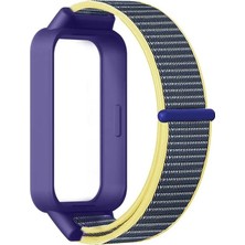 Nanospace Xiaomi Band 9 Active / Redmi Band 3 Için Kordon Ayarlanabilir Kumaş Spor Saat Kayışı