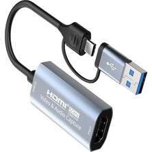 Solidfast USB 3.0 4K HDMI To Usb-A / Usb-C Video Capture Kart