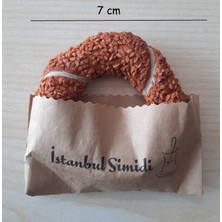 Hediye Sandalı Dekoratif Istanbul Simidi Magnet Çap 7 cm