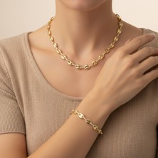 Xuping Jewelry Stil Incisi/xupıng Jewelry Badem Damla Zirkon Taşlı Takım
