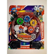Kardelen Tornado Beyblade Metal Işıklı Arenalı 4'lü Beyblade Karakter Temalı Hediyelik