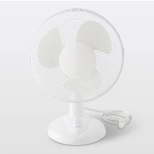Trendinyeri Opp FT23 Beyaz Masa Üstü Vantilatör 25W 23 cm