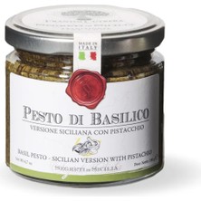 Frantoi Cutrera 🇮🇹 Orijinal Italyan Sicilya Usulü Fesleğen ve Fıstıklı Pesto Sosu 190 G