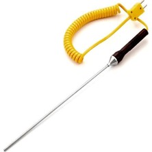 OEM WRNM-102B WRNM-102B K Tipi Sıcaklık Ölçer Prob 0°c +600°C (Prob Uzunluğu: 20CM)