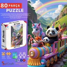 Soi Craft 80 Parça Unicorn ve Dostları #1107