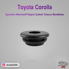 AutoPit 3D Toyota Corolla Uyumlu Alternatif Kaput Çubuk Tutucu Rondelası